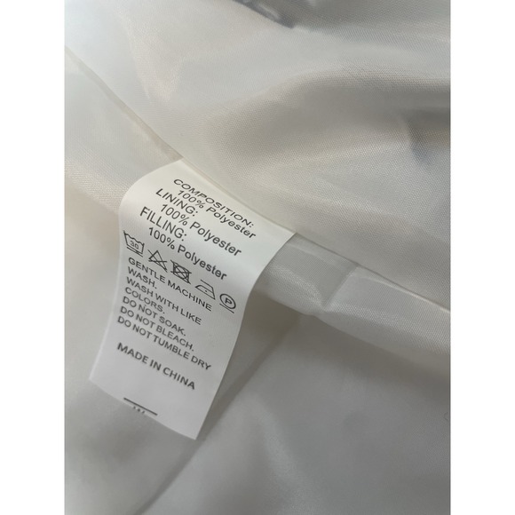 Ditsy Floral Patchwork Quilted Style Look Jacket Puffer Coat NEW Blue Green S - Picture 14 of 16